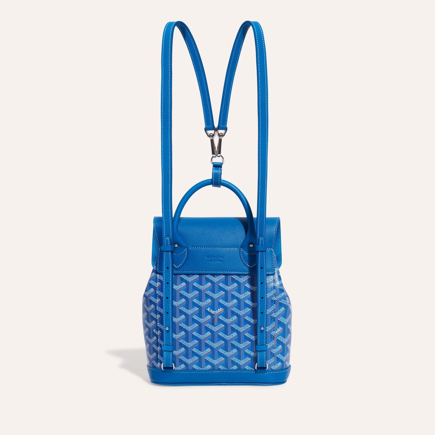 Goyard Alpin Mini Backpack Sky Blue - Image 3